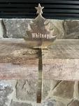 Vintage Brass Treechristmasstocking Holder Long Arm Engraved "whitney. Fixed Price $40.00.