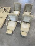 1962 Beechcraft Baron 95-A55 And Co-pilot Rear Bench Seats. Fixed Price $1350.00.