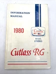1980 Cessna Cutlass Information Manual 172RG Book. Fixed Price $19.95.