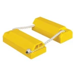 Checkers AC4614-LR-P Airplane Chock, 4-1/4 In, Urethane, Ylw, Pr. Fixed Price $212.82.