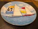 Illinois Bell Company Collector Limited Edition Of 300 Plates, Sailing. Fixed Price $35.00.