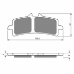 Goldfren Front Brake Pads For Aprilia RSV4 Rr Race Pack 2016 (S3 X2). Fixed Price $31.42.