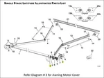 Carefree/co. Kit Motor Cover Lat Blk- R001783-006. Fixed Price $50.79.