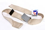 Cessna Vintage Oem Aircraft Seat Belt S-1060-38 S-1060-57 M4090 Buckle Sand Tan. Fixed Price $308.08.