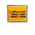 Gulfstream Aerospace 100TH Gv 400TH Giv Jet Milestone Enamel Lapel Pin. Fixed Price $8.95.