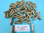 (50) Aircraft Bolts 1/4 -28 X .82 Long 1/2 Grip National Aerospace NAS1104-8. Fixed Price $25.00.