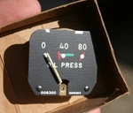 Aviation Stewart Warner Vintage Oil Pressure Gauge - P/n 1508300 1508303. Fixed Price $85.00.