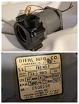 Diehl Western Electric Blower Motor Fbe 43-1 Watt 115 Volts .1 Amp 3400 Rpm. Fixed Price $62.99.