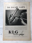 1946 Aircraft Advert Klg Sparking Plugs Corundite No Escape Gaps Aero Engine. Fixed Price $13.38.