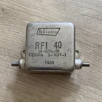 New Cessna Rfi Filter 40 Amp. 20-0296-00 S-1629-1 Nos. Fixed Price $199.99.