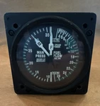 Edo-aire 1U028-005 Beechcraft Manifold Pressure / Fuel Flow Indictor 1U028-205-7. Fixed Price $150.00.