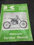 1988 Kawasaki Kx 125 250 500 Service Manual & Supplement 99924-1101-01. Fixed Price $22.49.