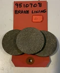 9510708 Brake Lining Goodyear New Old Stock Lot Of 3. Fixed Price $165.00.