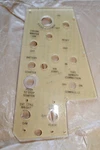 North American F-86 Cockpit Lite Edge Panel P/n 172-54098 For Simulators. Fixed Price $29.00.