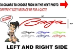 Baja Boat Decals Large Small 32" Other Sizes Can Be Made. Fixed Price $39.00.
