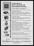 1960 Barber Colman Co. Rockford Illinois Aircraft & Missile Accessories Print Ad. Fixed Price $11.96.