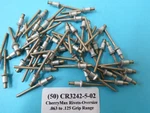 CR3242-5-02 Cherrymax 100 Flush Countersunk Head Oversize Aircraft Rivets (50). Fixed Price $52.00.