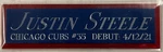 Jordan Wicks Cubs Nameplate Autographed Signed Bat-baseball-helmet-photo-jersey. Fixed Price $11.50.