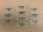 Sikorsky Helicopter Liner Lot Of P/n 70219-02105-109 New. Fixed Price $57.50.
