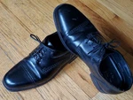 Mens Florsheim 18073-01 Comfortech Dot-matrix Leather Oxfords Sz 10 1/2 Black. Fixed Price $25.00.