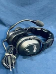 Aviation Headset Telex Echelon 300535- 100 Black Tested Working. Fixed Price $69.99.