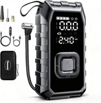 Tire Inflator Portable Air Compressor, 180PSI Faster Inflation Cordless. Fixed Price $45.99.