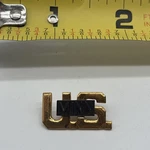 U.s. Military Army Minnesota National State Guard Collar Device Pin Screw Back. Fixed Price $5.95.