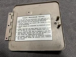 Beechcraft Bonanza Glove Box Door. Fixed Price $125.00.