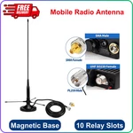 Vehicle Mobile Ham Radio Antenna With Ground Planes Dual Band Vhf Uhf 136-174MHZ. Fixed Price $35.25.