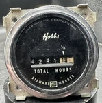 Stewart Warner Hobbs Total Hours Meter Indicator Gauge M-5601, 4 50 V Used. Fixed Price $45.00.