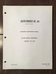 Flite-tronics PC-250 Inverter Component Maintenance & Parts Manual. Fixed Price $114.32.