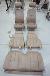 Mooney M20 Front & Rear Seat Set Leather Upholstered P/n: 140153-507 140108-13. Fixed Price $3669.00.