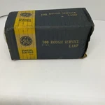 Ge 100 W Rough Service 120V Bulbs Lightbulb Never Used. Fixed Price $12.99.