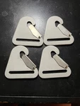 (4) FDA-1677 Aircraft Seatbelt Snap Hook FDA1677-(DAVIS). Fixed Price $100.00.