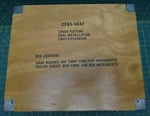 Boeing CF65-5647 Inspection Gauge Set For Model 707-320, Nsn 5280-01-021-7093. Fixed Price $9499.00.