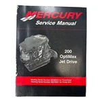 Mercury 90-8M0050731, Service Manual, 200 Optimax Jet Drive. Fixed Price $20.99.