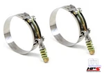 2X Hps Stainless Steel Spring Loaded T-bolt Clamp For 2.75" Id Hose 2.99"-3.31". Fixed Price $24.68.
