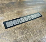 .5"X3.5" Custom Aluminum Number # Plate Data Identification Tag. Fixed Price $15.99.