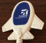 Cessna Textron Company Shaped Badge Card Holder Extends To 24" Aviation. Fixed Price $19.99.