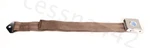 Gates Learjet Vintage Oem Aircraft Seat Belt 6600154-2-6 Brown 9600-7 Half Only. Fixed Price $128.08.