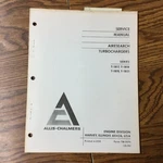 Airesearch T-1817 1818 1819 T-1851 Turbocharger Service Shop Repair Manual Guide. Fixed Price $19.99.