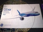 Aircraft Engines Genx Boeing 787 Banner Poster Aviation Tool. Fixed Price $60.00.