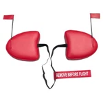 Cessna 182L Cowl Plugs W/ Rbf Streamer (color: Red). Fixed Price $169.95.