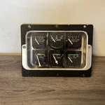 Stewart Warner Aircraft Instrument Cluster Gauges. Fixed Price $280.00.