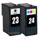 Pack 23 24 Black/color Ink Fits Lexmark Z1410 Z1420 X3530 X3550 X4530 X4550. Fixed Price $19.95.