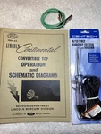 1964-65 Lincoln Continental Convertible Top Manual And Emergency Kit.must Have!!. Fixed Price $60.00.