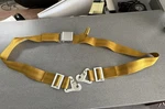 Nos Beltmaster Corp. Aircraft Lap Seat Assembly Vintage Gold 60" G6572-6. Fixed Price $65.00.