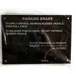 Cessna Placard 5119401-5. Fixed Price $29.00.