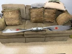 Hamilton Standard Ground Adjustable Propeller 7056 Hub 19B1 Paddle Blades. Fixed Price $8500.00.