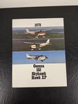1978 Cessna 152 Skyhawk Xp Airplane Aircraft Vintage Sales Brochure Catalog. Fixed Price $49.89.